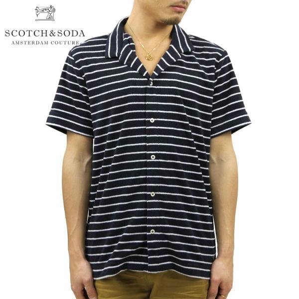 スコッチアンドソーダ シャツ 正規販売店 SCOTCH＆SODA 半袖シャツ 開襟シャツ SHORT...