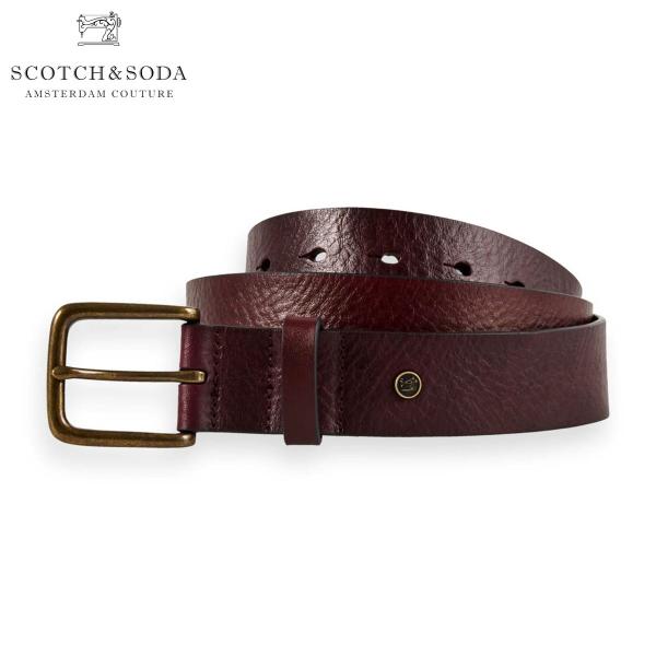 スコッチアンドソーダ ベルト メンズ 正規販売店 SCOTCH＆SODA レザーベルト CLASSI...