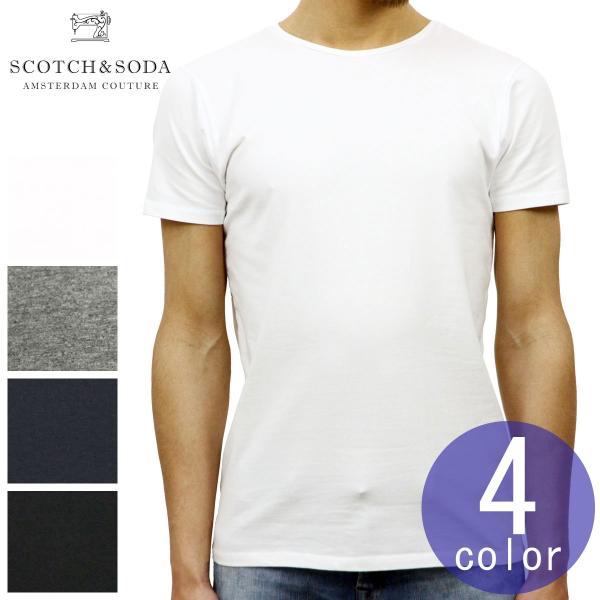 スコッチアンドソーダ Tシャツ 正規販売店 SCOTCH＆SODA 半袖Tシャツ クルーネック シン...