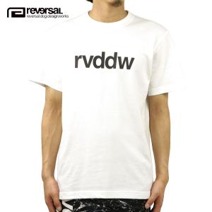 5%OFFセール 【販売期間 5/18 0:00〜5/19 23:59】 リバーサル Tシャツ メンズ 正規販売店 REVERSAL 半袖Tシャツ コットン ロゴ クルーネック rvddw COTTON｜mixon