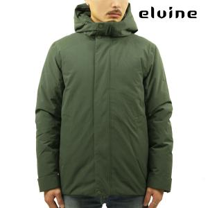 エルバイン ダウンジャケット メンズ 正規販売店 elvine アウター タスラン BARNARD THERMORE TASLAN DOWN JACKET 330100 093 JUNIPER GREEN｜mixon