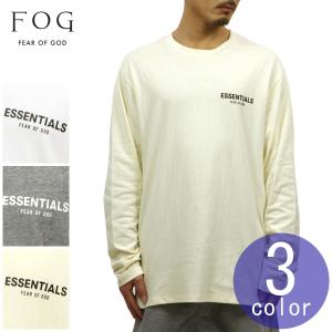 フィアオブゴッド fog essentials ロンT メンズ 正規品 FEAR OF GOD エッセンシャルズ クルーネック ロゴ 長袖Tシャツ FOG ESSENTIALS BOXY LOGO T-SHIRT｜mixon