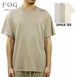 フィアオブゴッド fog essentials Tシャツ メンズ 正規品 FEAR OF GOD エッセンシャルズ 3パック 半袖Tシャツ 3枚組 FOG ESSENTIALS 3 PACK T-SHIRTS MULTI｜mixon