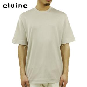 【ボーナスストア 誰でも+5% 6/1 0:00〜6/2 23:59】 エルバイン Tシャツ メンズ 正規販売店 elvine 半袖Tシャツ 無地 コッ 父の日 プレゼント ラッピング｜mixon