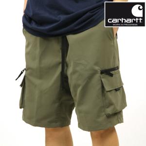 カーハート ショートパンツ メンズ 正規品 CARHARTT WIP カーゴパンツ 短パン ボトムス ELMWOOD SHORT PANTS MOOR OLIVE I026131 966XX｜mixon