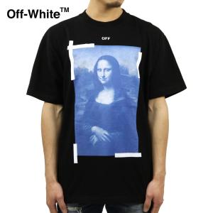 オフホワイト Tシャツ メンズ 正規品 OFF-WHITE 半袖Tシャツ バックプリント モナリザ BLUE MONALISA S/S OVER TEE B 父の日 プレゼント ラッピング｜mixon