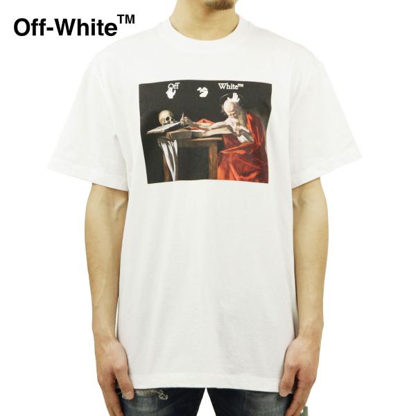 オフホワイト Tシャツ メンズ 正規品 OFF-WHITE 半袖Tシャツ バックプリント カラバッジ...