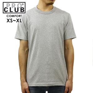 プロクラブ Tシャツ メンズ 正規品 PROCLUB 半袖Tシャツ クルーネックTシャツ COMFORT COTTON SHORT SLEEVE T-SHIRT HEATHER GREY #102 大きいサイズ｜mixon