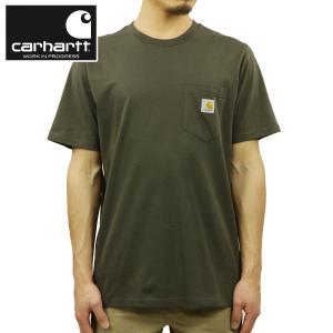 カーハート ポケT メンズ 正規品 CARHARTT WIP 半袖Tシャツ ポケットTシャツ S/S POCKET T-SHIRT CYPRESS I022091 63 父の日 プレゼント ラッピング｜mixon