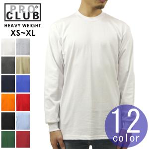 プロクラブ ロンT メンズ 正規品 PROCLUB ヘビーウェイト 長袖Tシャツ クルーネック 大きいサイズ HEAVY WEIGHT COTTON LONG SLEEVE CREW NECK T-SHIRT #114