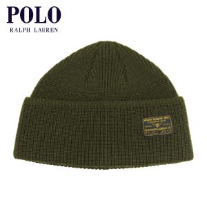 ポロ ラルフローレン 帽子 メンズ レディース 正規品 POLO RALPH LAUREN ビーニー ニットキャップ VINTAGE NAVAL WATCH CAP PC0663 352 DARK LODEN｜mixon