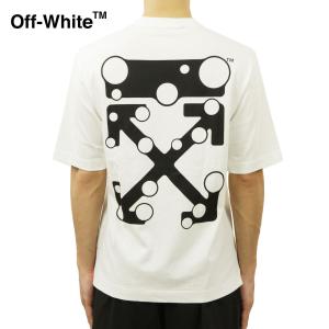 【ボーナスストア 誰でも+5% 5/15 0:00〜5/15 23:59】 オフホワイト Tシャツ メンズ 正規品 OFF-WHITE 半袖Tシャツ バックプリント BUBBLE ARROW S/S SKATE｜mixon