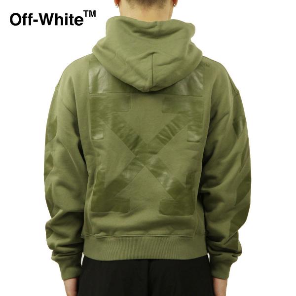 オフホワイト パーカー メンズ 正規品 OFF-WHITE プルオーバーパーカー バックプリント R...