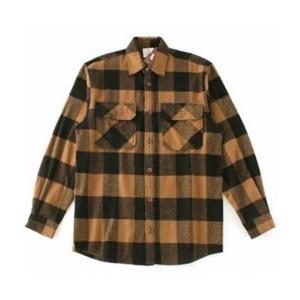 ロスコ シャツ メンズ 正規品 ROTHCO ネルシャツ フランネルシャツ チェック柄 ROTHCO EXTRA HEAVYWEIGHT BUFFALO PLAID FLANNEL SHIRT BROWN 4667｜mixon