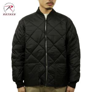 ロスコ MA-1 メンズ 正規品 ROTHCO キルティングジャケット アウター ROTHCO DIAMOND NYLON QUILTED FLIGHT JACKET BLACK 7230｜mixon