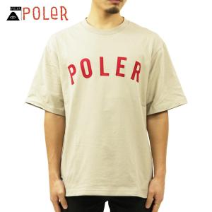 ポーラー Tシャツ メンズ 正規販売店 POLER 半袖Tシャツ オーバーサイズ Tシャツ STATE APPLIQUE RELAX FIT TEE DC 5 父の日 プレゼント ラッピング｜mixon