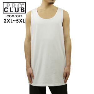 プロクラブ タンクトップ メンズ 正規品 PROCLUB タンクトップ 大きいサイズ COMFORT COTTON TANK TOP WHITE #132