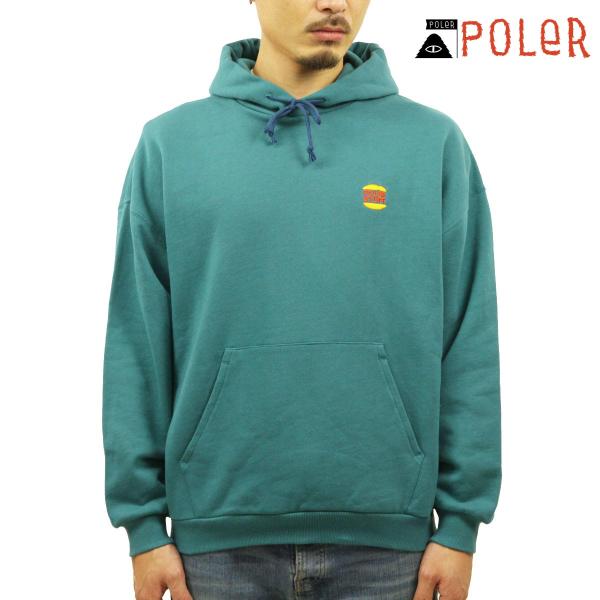 ポーラー パーカー メンズ 正規販売店 POLER トップス プルオーバーパーカー ワンポイント S...