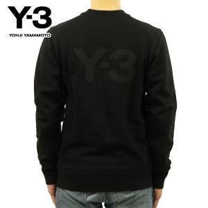 ワイスリー スウェット メンズ 正規販売店 Y-3 トップス クルーネック 長袖 トレーナー ロゴ M CLASSIC BACK LOGO CREW SWEATSHIRT FN3371 BLACK｜mixon