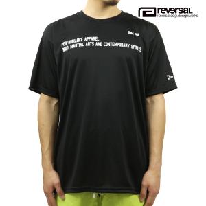リバーサル メンズ Tシャツ 正規販売店 REVERSAL NEWERA ニューエラ コラボ 半袖Tシャツ nr_3.0_3.5/PA SS TECH TEE rvner031 BLACK｜mixon