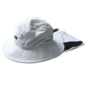 ナンガ メンズ レディース ハット 正規販売店 NANGA ナイロン サンシェードハット 帽子 NYLON TUSSER SUNSHADE HAT NA2221-3B501 GREY｜mixon