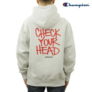 チャンピオン メンズ パーカー 正規品 CHAMPION ビースティ・ボーイズ BEASTIE BOYS TCV REVERSE WEAVE SOFT FLEECE "CHECK YOUR HEAD" HOODED 219279 EM004｜mixon