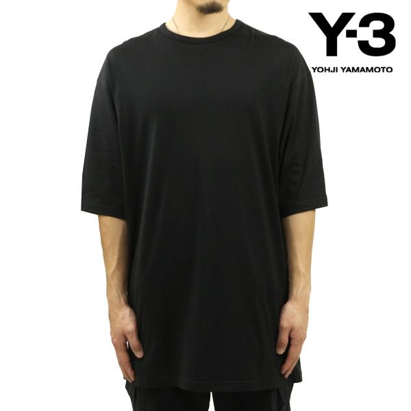 ワイスリー メンズ 半袖Tシャツ 正規品 Y-3 コットン クルーネック ロゴ LOOSE FIT ...