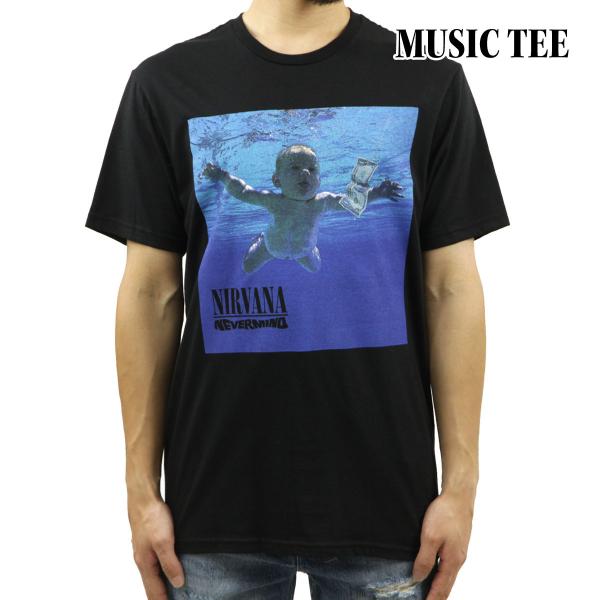 ミュージックティ メンズ バンドTシャツ 正規品 MUSIC TEE ロックTシャツ ニルヴァーナ ...