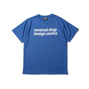 リバーサル メンズ 半袖Tシャツ 正規販売店 REVERSAL クルーネック ドライTシャツ 5 COLORS DRY TEE rv23aw054 BL BL 父の日 プレゼント ラッピング｜mixon