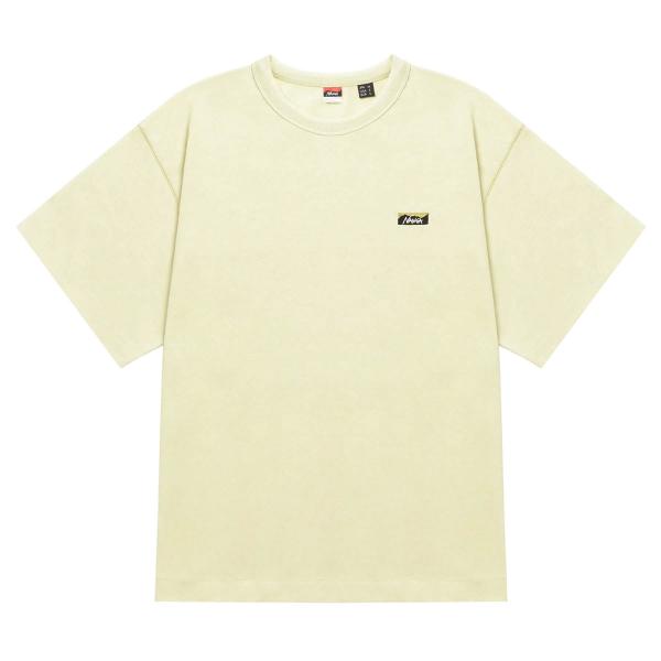 ナンガ メンズ 半袖Tシャツ 正規販売店 NANGA クルーネック ワンポイント ロゴ ECO HY...