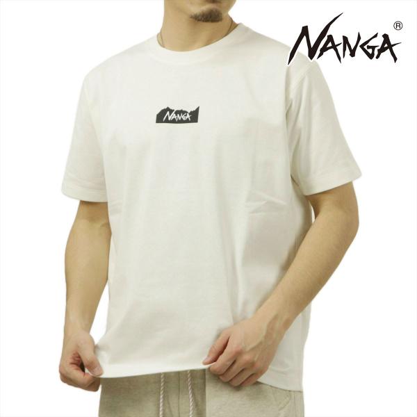 ナンガ メンズ 半袖Tシャツ 正規販売店 NANGA クルーネック ワンポイント ロゴ ECO HY...