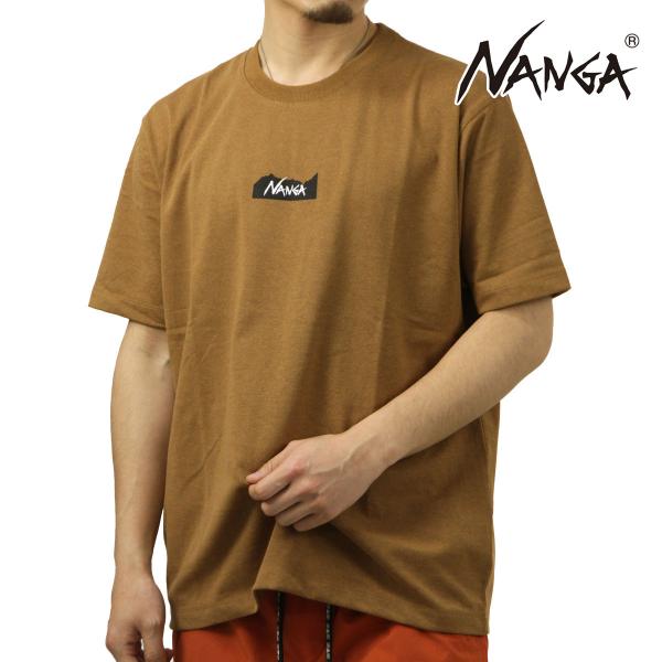 ナンガ メンズ 半袖Tシャツ 正規販売店 NANGA クルーネック ワンポイント ロゴ ECO HY...