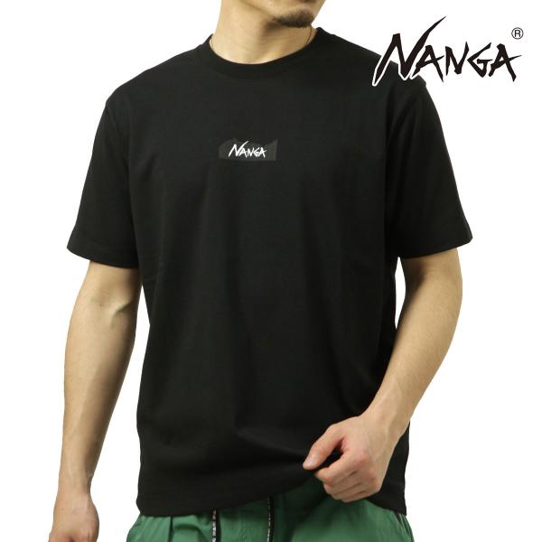 ナンガ メンズ 半袖Tシャツ 正規販売店 NANGA クルーネック ワンポイント ロゴ ECO HY...