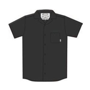 ポーラー メンズ 開襟シャツ 正規販売店 POLER 半袖シャツ アロハシャツ ALOHA SHIRT 241APM3002-BLK BLACK｜mixon