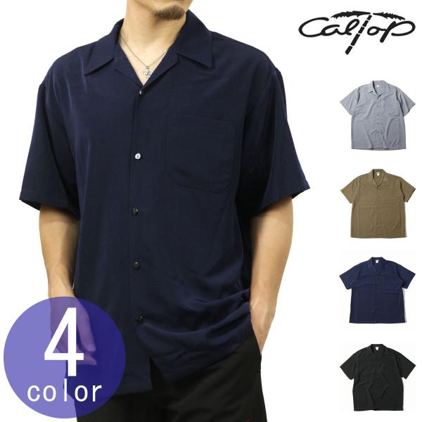 キャルトップ メンズ 開襟シャツ 正規品 CALTOP カジュアルシャツ OPEN COLLAR S...