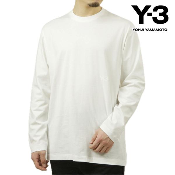 ワイスリー メンズ 長袖Tシャツ 正規品 Y-3 クルーネック コットン ロンT U LS TEE ...