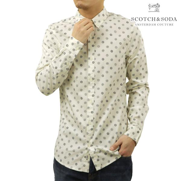 スコッチアンドソーダ メンズ 長袖シャツ 正規販売店 SCOTCH&amp;SODA ポプリンシャツ MIC...