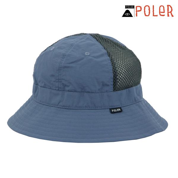 ポーラー メンズ レディース ベルハット 正規販売店 POLER ナイロン メッシュ 帽子 NYLO...