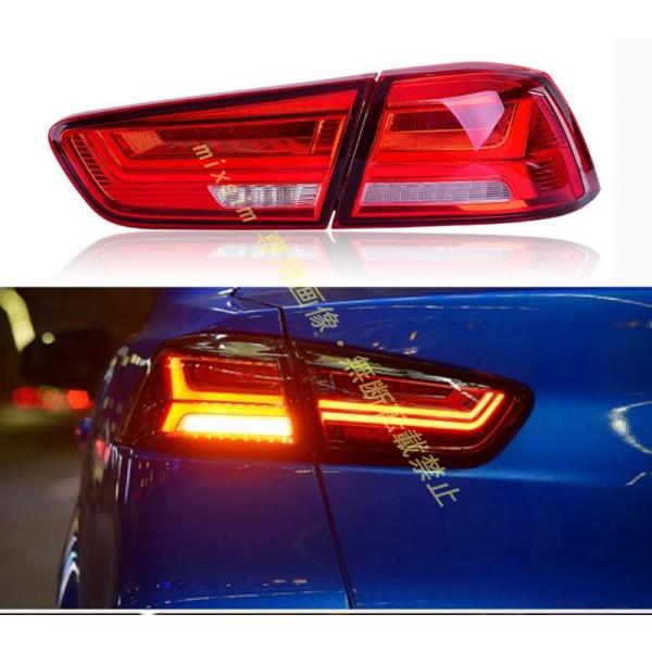 三菱 ランサーエボリューション10 LED テールランプ テールライト シーケンャル 流れる ランサ...