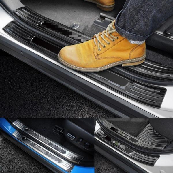 新型 RAV4 50系 2016-今 ラブ4 アクセサリー カスタム パーツ スカッフプレート ステ...