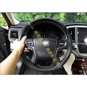 送料無料　手作りハンドルカバー【トヨタ CROWN クラウン210系】専用 レザー ステアリングカバ...