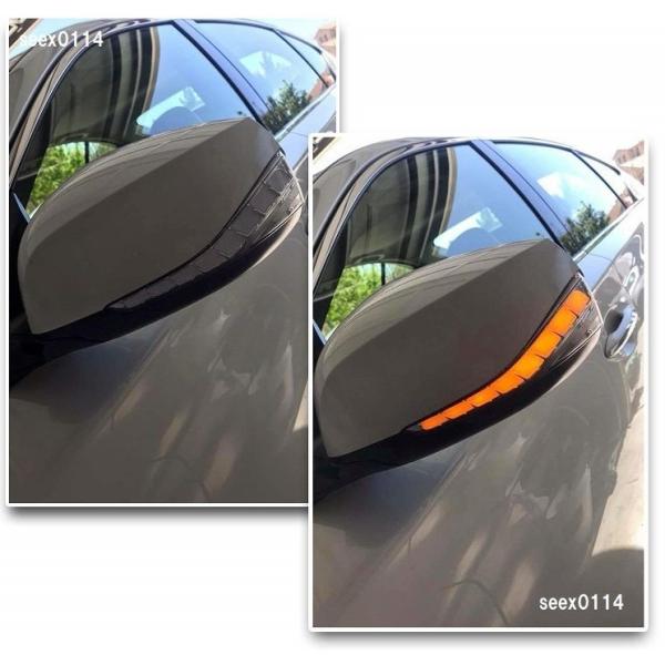 日産 スカイライン V37 フーガ後期 Y51 ドアミラー 流れる LED シーケンシャル ウインカ...