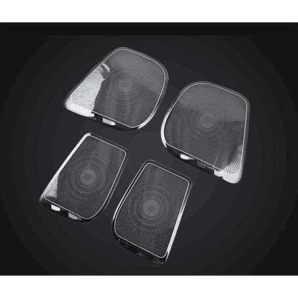 ドアスピーカーカバー【 ランドクルーザープラド150系 】専用 ステンレス 内装 2色 4Pセット ...
