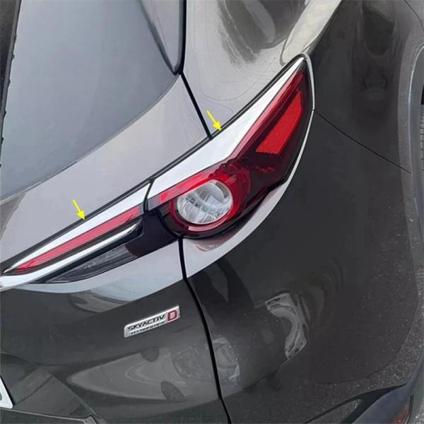 テールランプガーニッシュ 【マツダ CX-8 KG系 MAZDA】専用 パーツ リア トリム　 メッ...