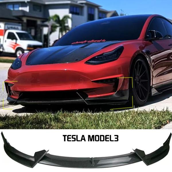 テスラMODEL 3 16-23年式 フロントリップ ADタイプ ノーパンチング