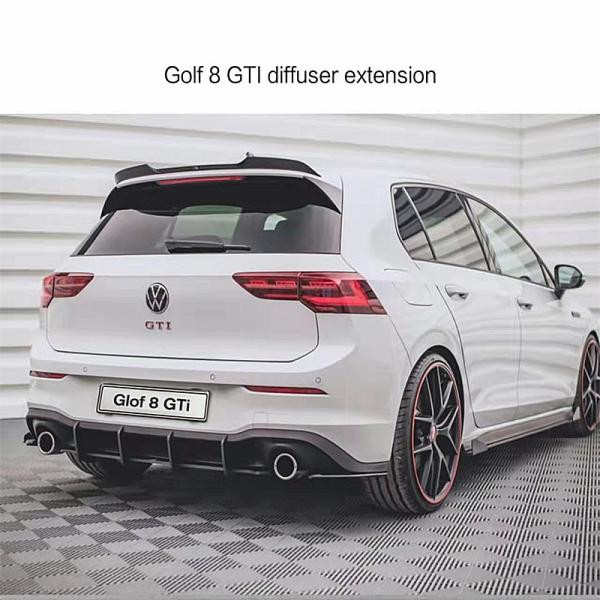 ゴルフ8 GTi Max リアリップ ブレード エアロ改造用