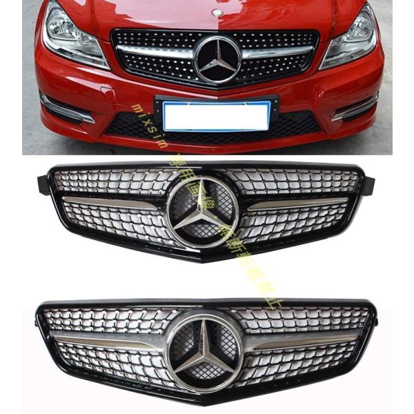 ベンツ W204 フロント グリル　2色