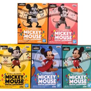 BANPRESTO - ディズニーワーコレ  ミッキーマウス5種 ディズニーキャラクターズワールドコレクタブルフィギュア