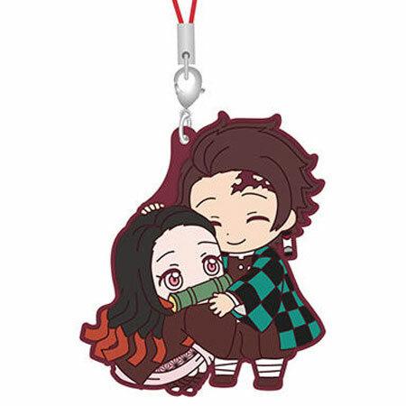 鬼滅の刃 滅！ カプセルラバーマスコット9 竈門 炭治郎 &amp; 竈門 禰豆子 単品 かまど たんじろう...