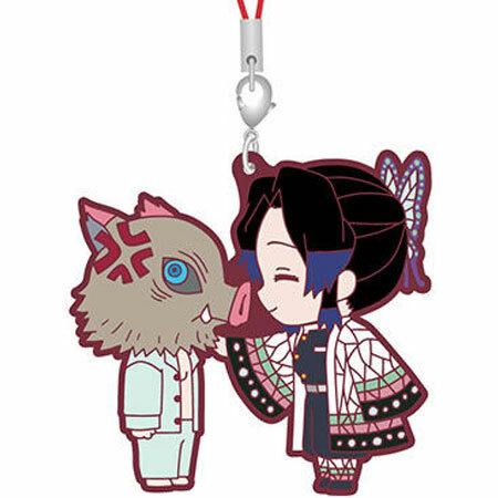 鬼滅の刃 滅！ カプセルラバーマスコット 10 嘴平 伊之助 胡蝶 しのぶ 単品 ガチャ きめつ ア...